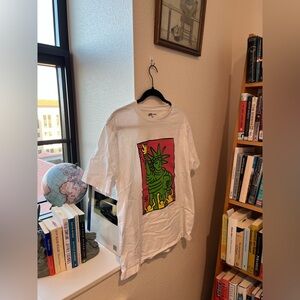 UniQLO X Keith Harig Statue of Liberty t shirt